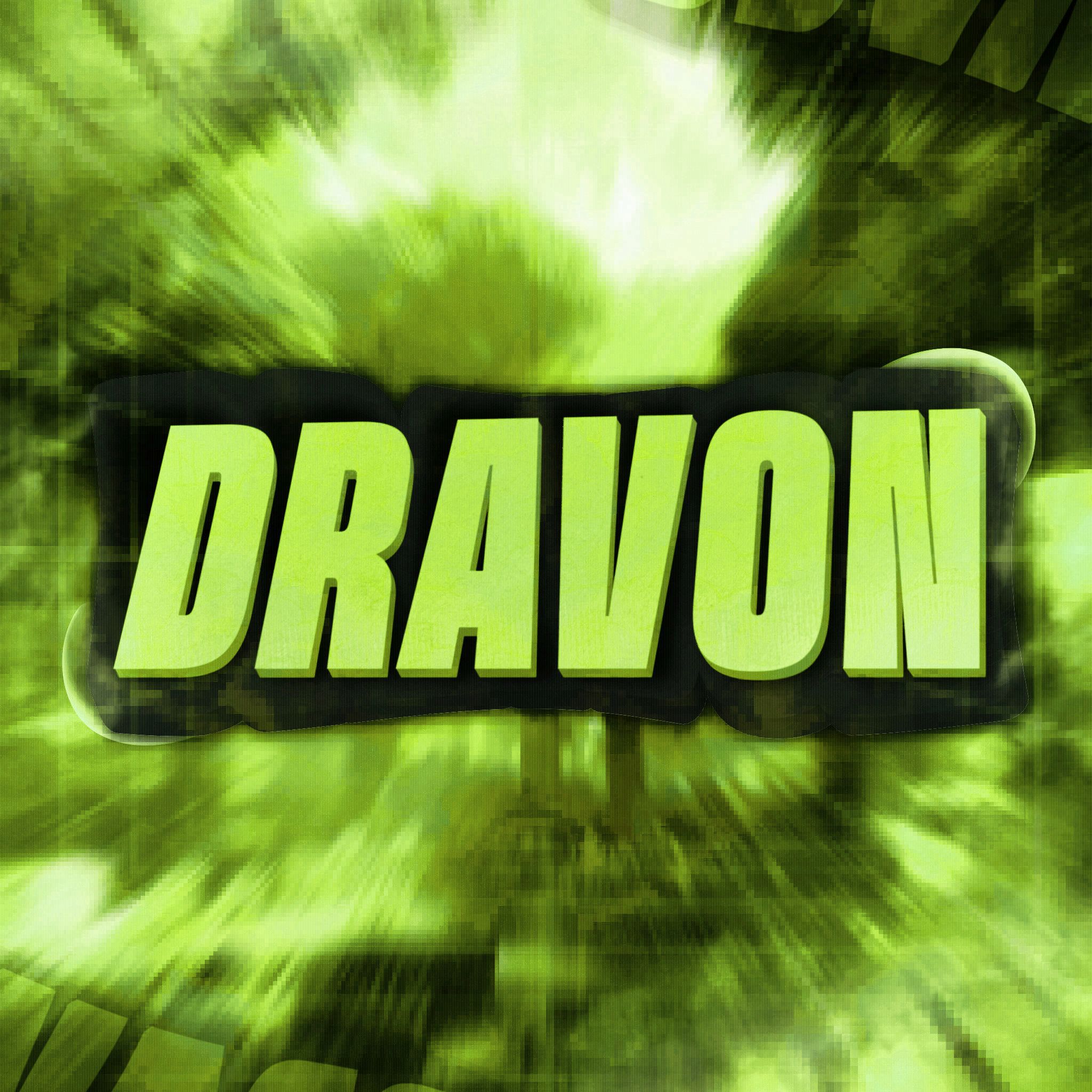 لوگو ماینکرافی با کلمه Dravon